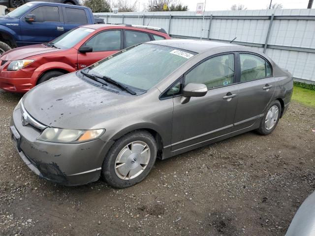 JHMFA36236S011023 - 2006 HONDA CIVIC HYBRID TAN photo 1