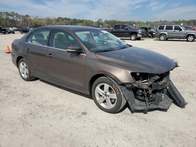 3VWLL7AJ1CM370747 - 2012 VOLKSWAGEN JETTA TDI BROWN photo 4