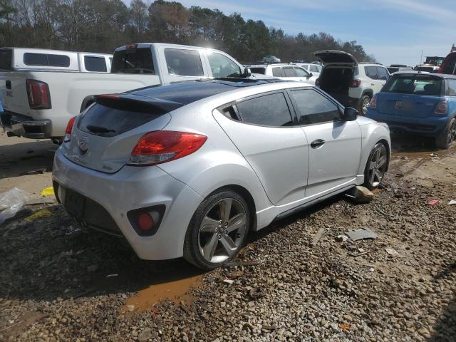 KMHTC6AE4DU085517 - 2013 HYUNDAI VELOSTER TURBO SILVER photo 3