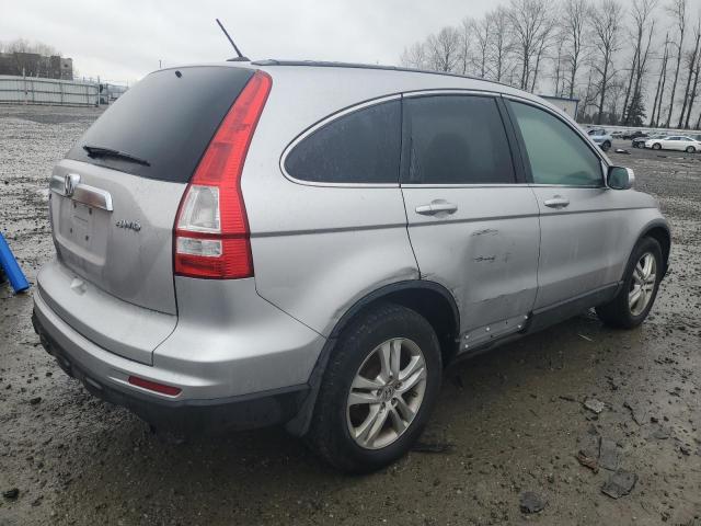 5J6RE4H75BL079839 - 2011 HONDA CR-V EXL SILVER photo 3