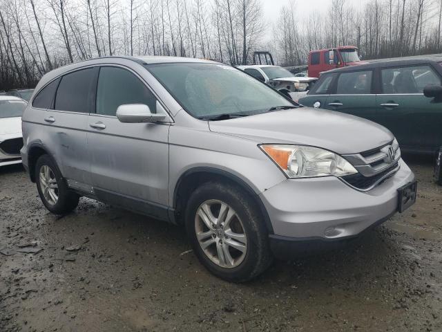 5J6RE4H75BL079839 - 2011 HONDA CR-V EXL SILVER photo 4