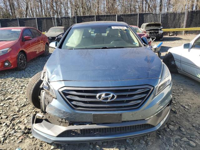 5NPE34AF5GH428683 - 2016 HYUNDAI SONATA SPORT BLUE photo 5