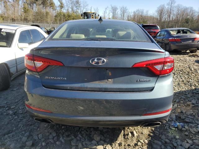 5NPE34AF5GH428683 - 2016 HYUNDAI SONATA SPORT BLUE photo 6