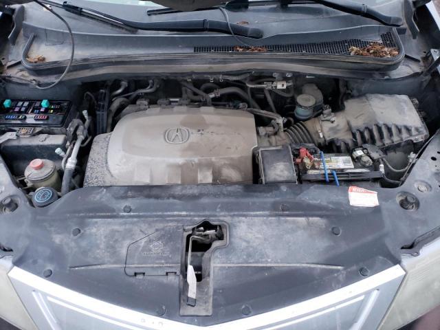 2HNYD2H28AH529955 - 2010 ACURA MDX GRAY photo 11