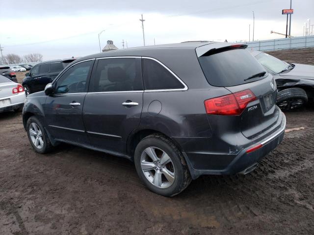 2HNYD2H28AH529955 - 2010 ACURA MDX GRAY photo 2