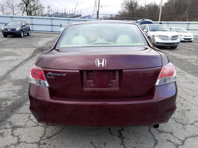 1HGCP26458A051399 - 2008 HONDA ACCORD LXP RED photo 6