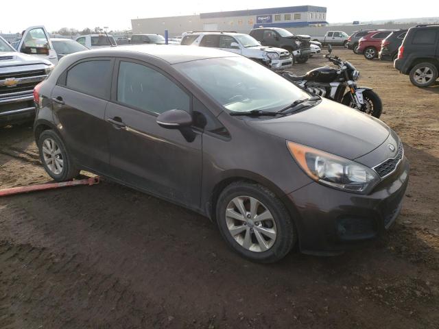 KNADN5A36F6435486 - 2015 KIA RIO EX BROWN photo 4