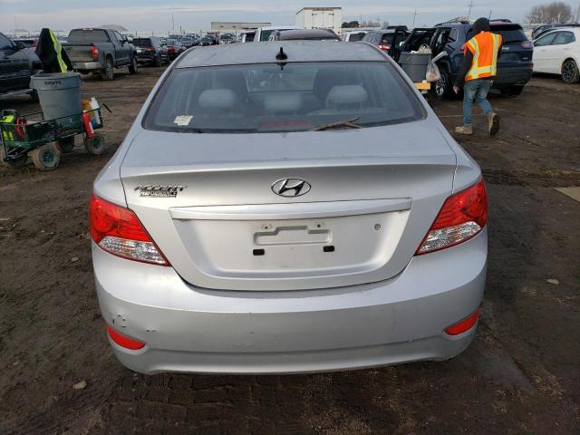 KMHCT4AE3DU531628 - 2013 HYUNDAI ACCENT GLS SILVER photo 6