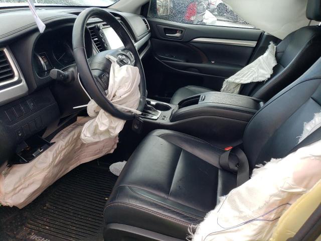 5TDJKRFH1GS295035 - 2016 TOYOTA HIGHLANDER XLE ნაცრისფერი ფოტო 7