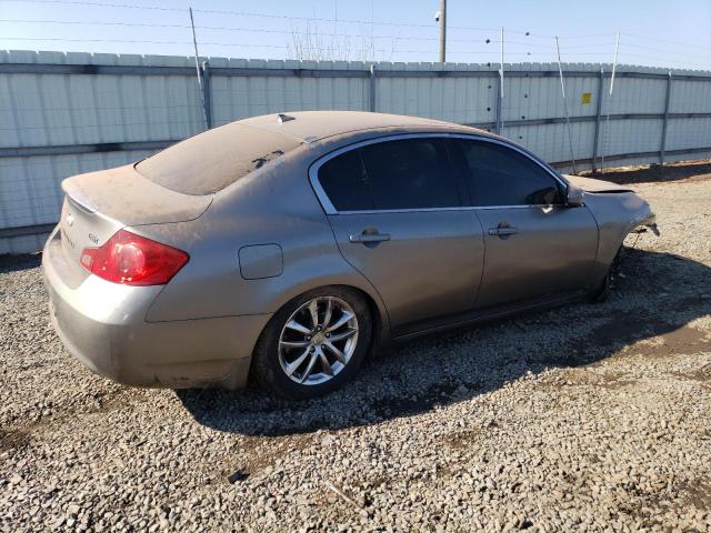 JNKBV61FX8M279217 - 2008 INFINITI G35 GRAY photo 3