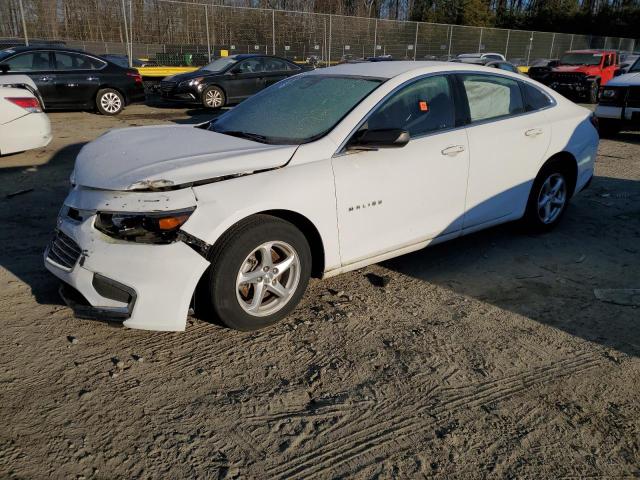 1G1ZB5STXJF233252 - 2018 CHEVROLET MALIBU LS WHITE photo 1