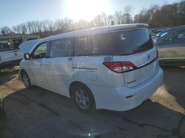 JN8AE2KPXB9011392 - 2011 NISSAN QUEST S WHITE photo 2