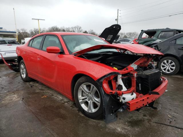 2C3CDXBG0NH129268 - 2022 DODGE CHARGER SXT RED photo 4