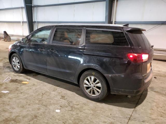 KNDMB5C19F6045294 - 2015 KIA SEDONA LX BLACK photo 2