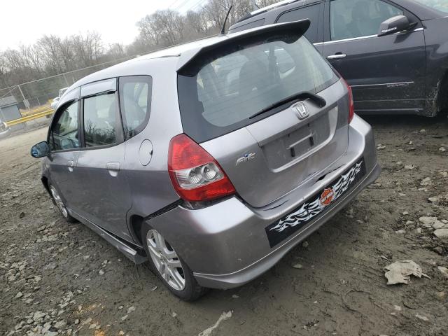 JHMGD37638S002872 - 2008 HONDA FIT SPORT SILVER photo 2