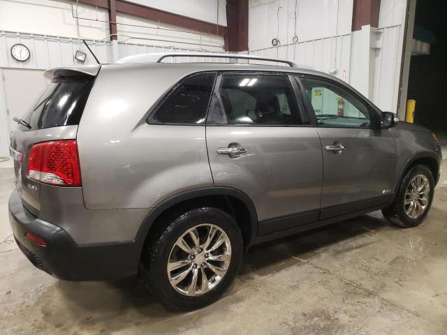 5XYKUDA23BG036430 - 2011 KIA SORENTO EX GRAY photo 3