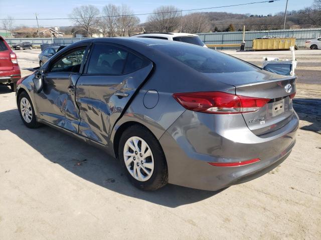 5NPD74LF2JH286734 - 2018 HYUNDAI ELANTRA SE GRAY photo 2