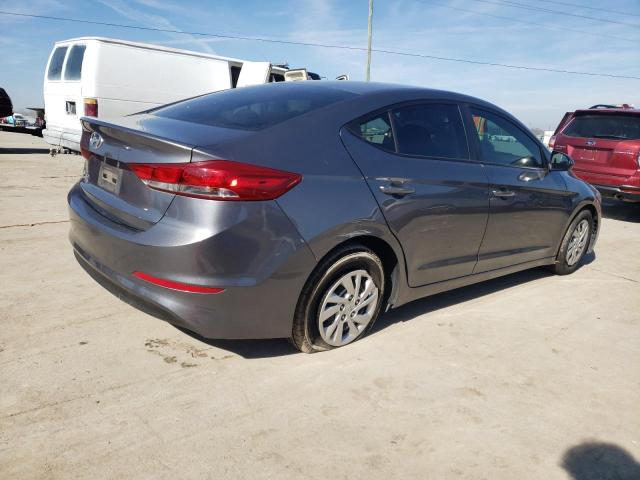 5NPD74LF2JH286734 - 2018 HYUNDAI ELANTRA SE GRAY photo 3