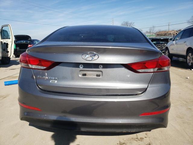 5NPD74LF2JH286734 - 2018 HYUNDAI ELANTRA SE GRAY photo 6