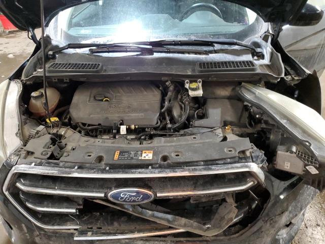 1FMCU9GD5JUA07515 - 2018 FORD ESCAPE SE შავი ფოტო 12