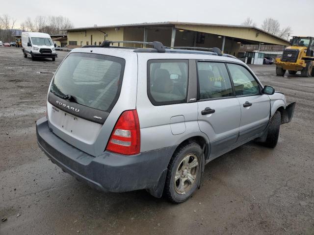 JF1SG63614H758949 - 2004 SUBARU FORESTER 2.5X SILVER photo 3