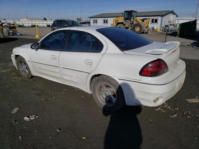 1G2NW52E63M681356 - 2003 PONTIAC GRAND AM GT WHITE photo 2