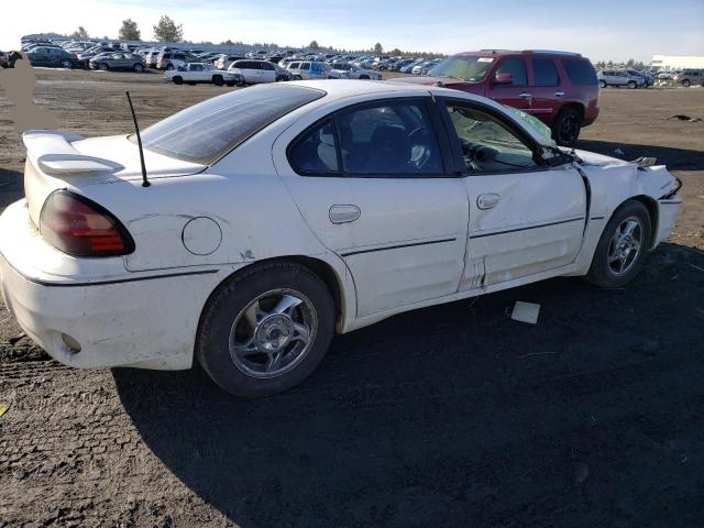 1G2NW52E63M681356 - 2003 PONTIAC GRAND AM GT WHITE photo 3