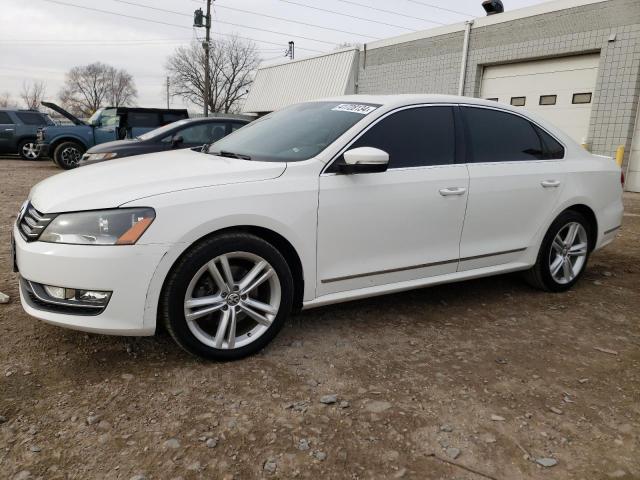 1VWCN7A34DC144345 - 2013 VOLKSWAGEN PASSAT SEL WHITE photo 1