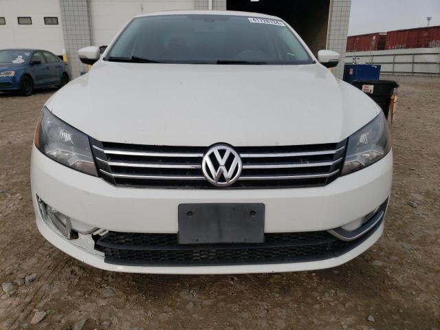 1VWCN7A34DC144345 - 2013 VOLKSWAGEN PASSAT SEL WHITE photo 5