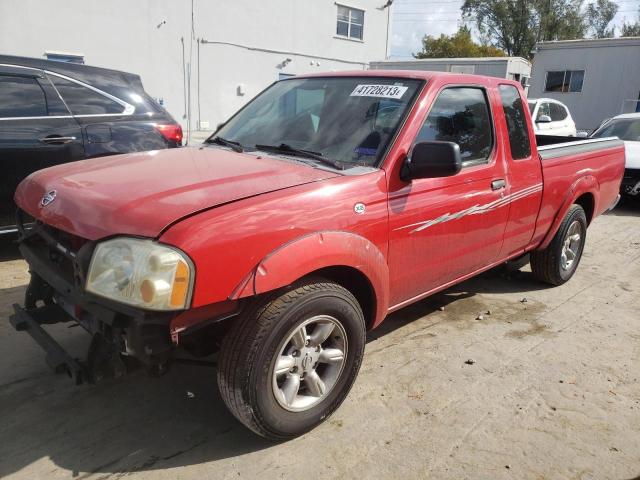 1N6DD26T84C471401 - 2004 NISSAN FRONTIER KING CAB XE RED photo 1