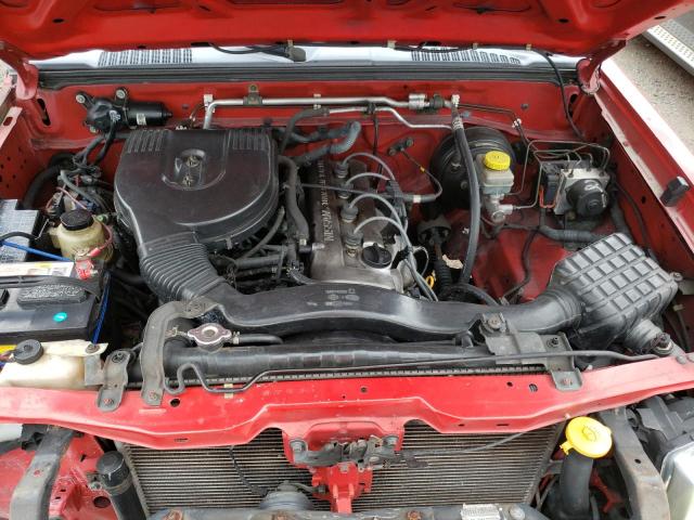 1N6DD26T84C471401 - 2004 NISSAN FRONTIER KING CAB XE RED photo 11