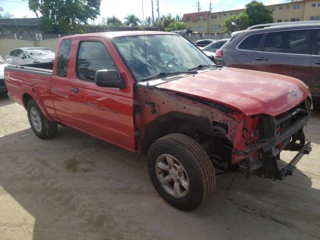 1N6DD26T84C471401 - 2004 NISSAN FRONTIER KING CAB XE RED photo 4