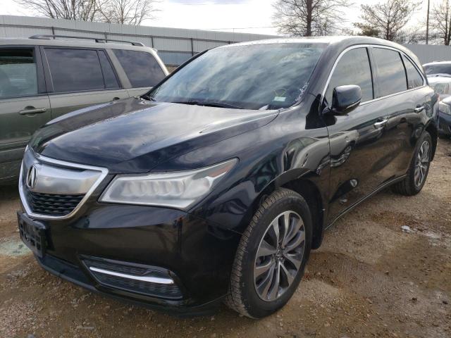 5FRYD4H63FB027063 - 2015 ACURA MDX TECHNOLOGY BLACK photo 1