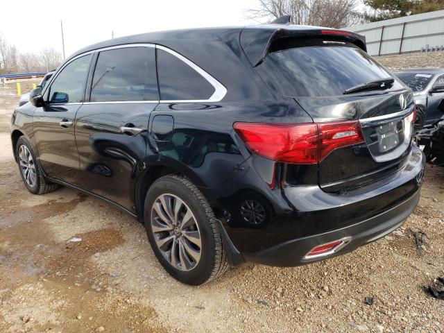5FRYD4H63FB027063 - 2015 ACURA MDX TECHNOLOGY BLACK photo 2