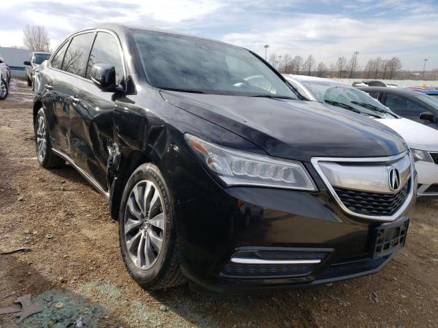5FRYD4H63FB027063 - 2015 ACURA MDX TECHNOLOGY BLACK photo 4
