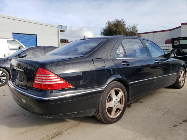 WDBNG70J64A419228 - 2004 MERCEDES-BENZ S 430 BLACK photo 3