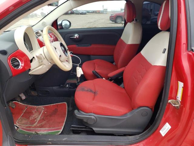 3C3CFFDR1CT209895 - 2012 FIAT 500 POP RED photo 7