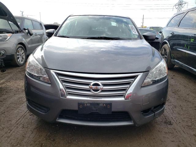 3N1AB7AP7FY343408 - 2015 NISSAN SENTRA S GRAY photo 5