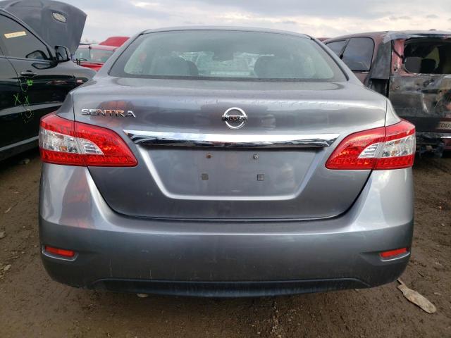 3N1AB7AP7FY343408 - 2015 NISSAN SENTRA S GRAY photo 6