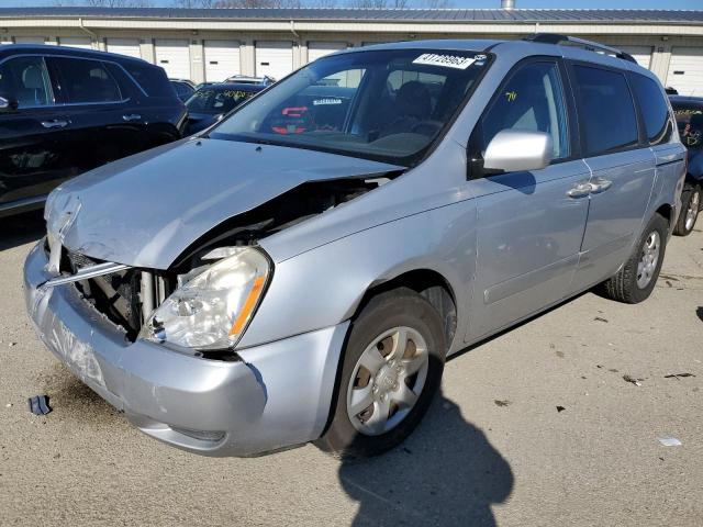 KNDMB133296300625 - 2009 KIA SEDONA SILVER photo 1