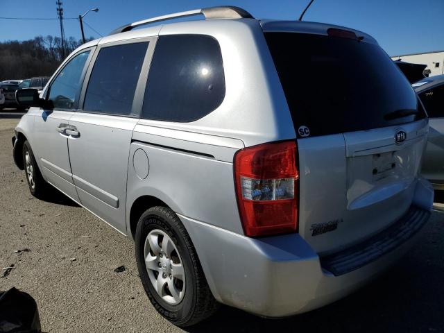 KNDMB133296300625 - 2009 KIA SEDONA SILVER photo 2