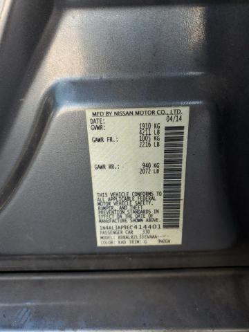 1N4AL3AP9EC414401 - 2014 NISSAN ALTIMA 2.5 GRAY photo 13