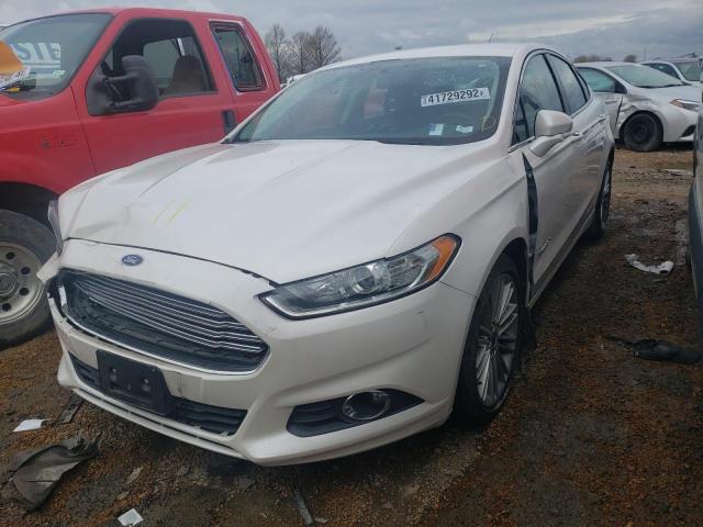 3FA6P0LUXDR189272 - 2013 FORD FUSION SE HYBRID WHITE photo 2