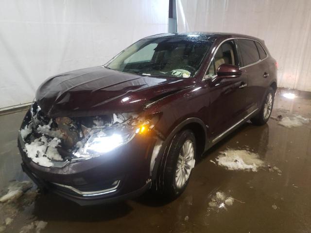 2LMPJ8KR3HBL48407 - 2017 LINCOLN MKX SELECT MAROON photo 1