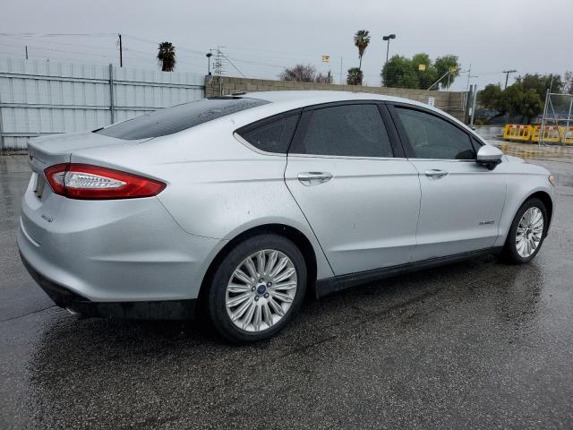 3FA6P0UU6FR106339 - 2015 FORD FUSION S HYBRID SILVER photo 3