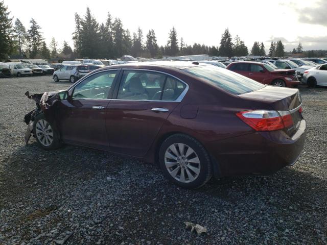 1HGCR2F80EA304069 - 2014 HONDA ACCORD EXL MAROON photo 2