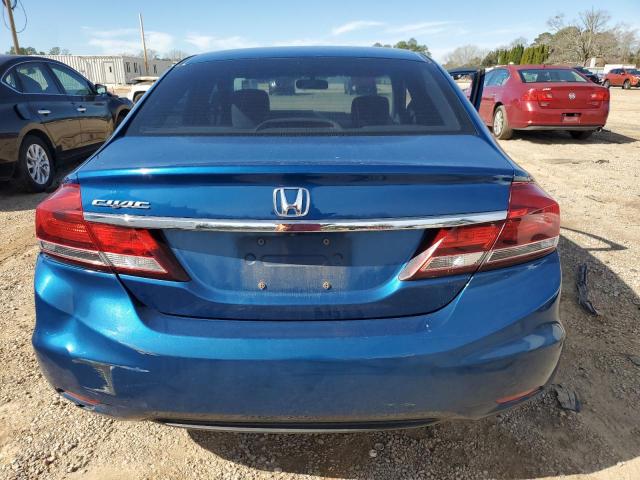 2HGFB2F54EH532150 - 2014 HONDA CIVIC LX BLUE photo 6