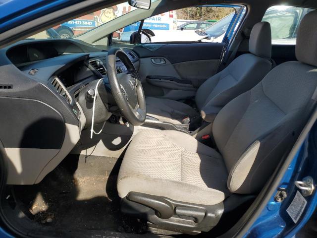 2HGFB2F54EH532150 - 2014 HONDA CIVIC LX BLUE photo 7