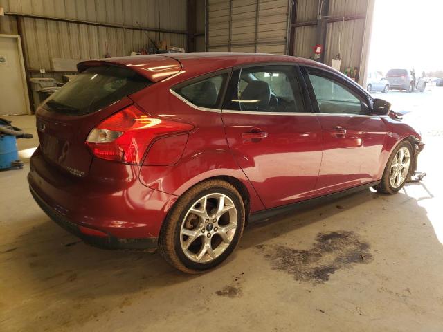 1FADP3N29EL420327 - 2014 FORD FOCUS TITANIUM BURGUNDY photo 3