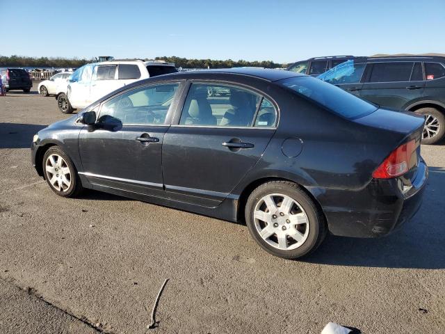 2HGFA16528H308568 - 2008 HONDA CIVIC LX BLACK photo 2